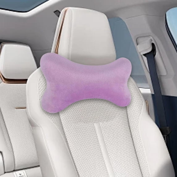 BAOSITY Car Neck Pillow, Car Cervical Pillow, Soft ,Universal, Car Pillow Breathable Car Headrest Travel Neck Pillow for Traveling Violet