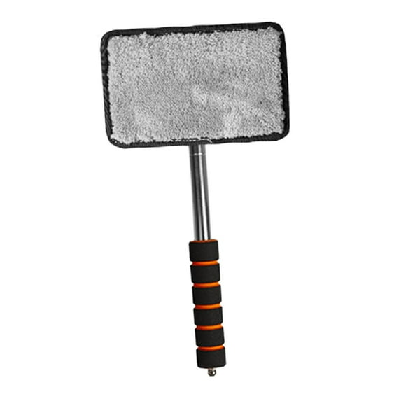 BAOSITY Car Wash Brush Generic Windshield Cleaning Tool for Glass Truck Kitchen Black