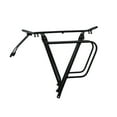 thumbnail image 1 of BAOSITY Carrier Rack Rear Cargo Rack Riding Back Seat Bicycling Mountain Bike Biking 75kg Load Bearing Rear Bike Rack Black, 1 of 7