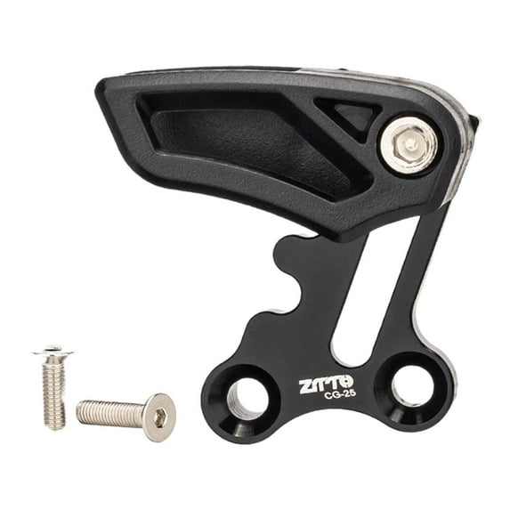 BAOSITY Chain Guide Adjustable Single Disc Chain Guard Portable Anti Chain Drop Durable Bike Chain Stabilizer Chainring Guard black