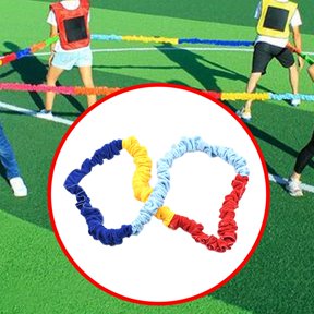BAOSITY Cooperative Stretch s Building Games Entertainment Toy Movement Prop Tug Kids Stretch Rope for Small Group Activities 200cm