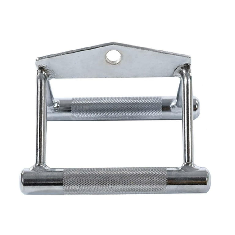 BAOSITY Double D Handle Rowing Training Handle Stainless Steel Heavy Duty Non Slip Pull Down Bar LAT Pulldown Attachment for Home Gym C Walmart