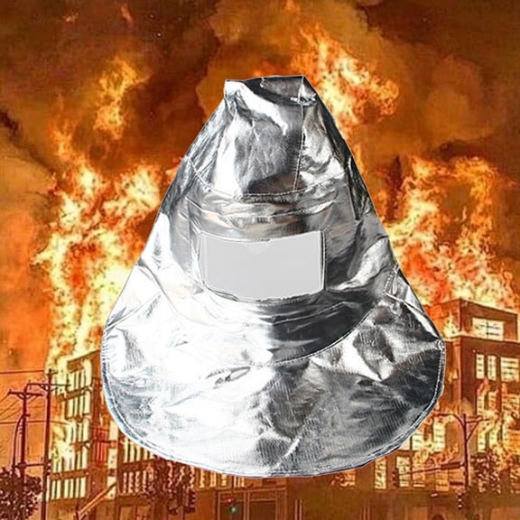 BAOSITY Fire Resistant Face Hood Fire Resistant Full Protection Welding Headgear Welding Protective Cover for Chemical Furnace