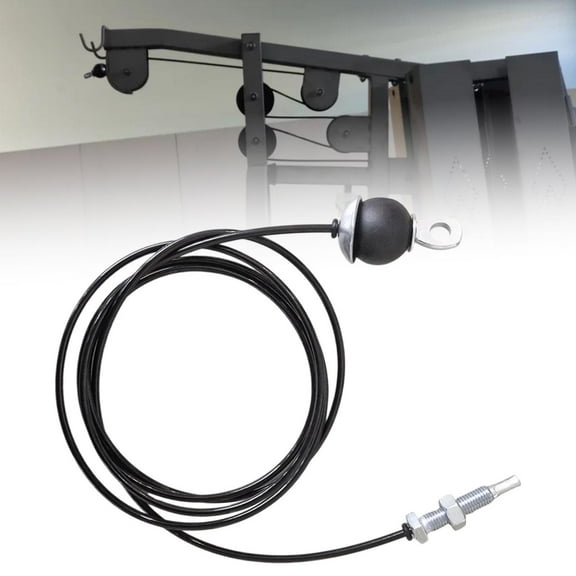 BAOSITY Fitness DIY Pulley Cable LAT Pulldown Cable Heavy Duty Strength Training Steel Wire Ropes for Indoor Weight Lifting Sport Gym 250cm