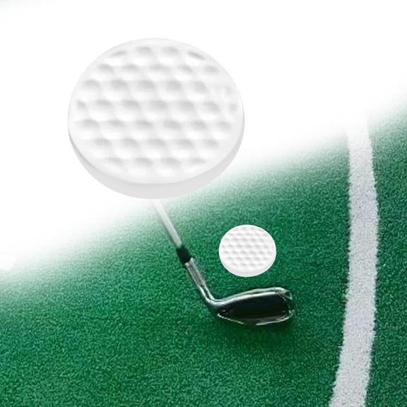 BAOSITY Flat Golf Ball Golf Practice Ball Golfer Gift Adult Exercise Learning Tool Golf Training Accessories for Indoor Driving Range