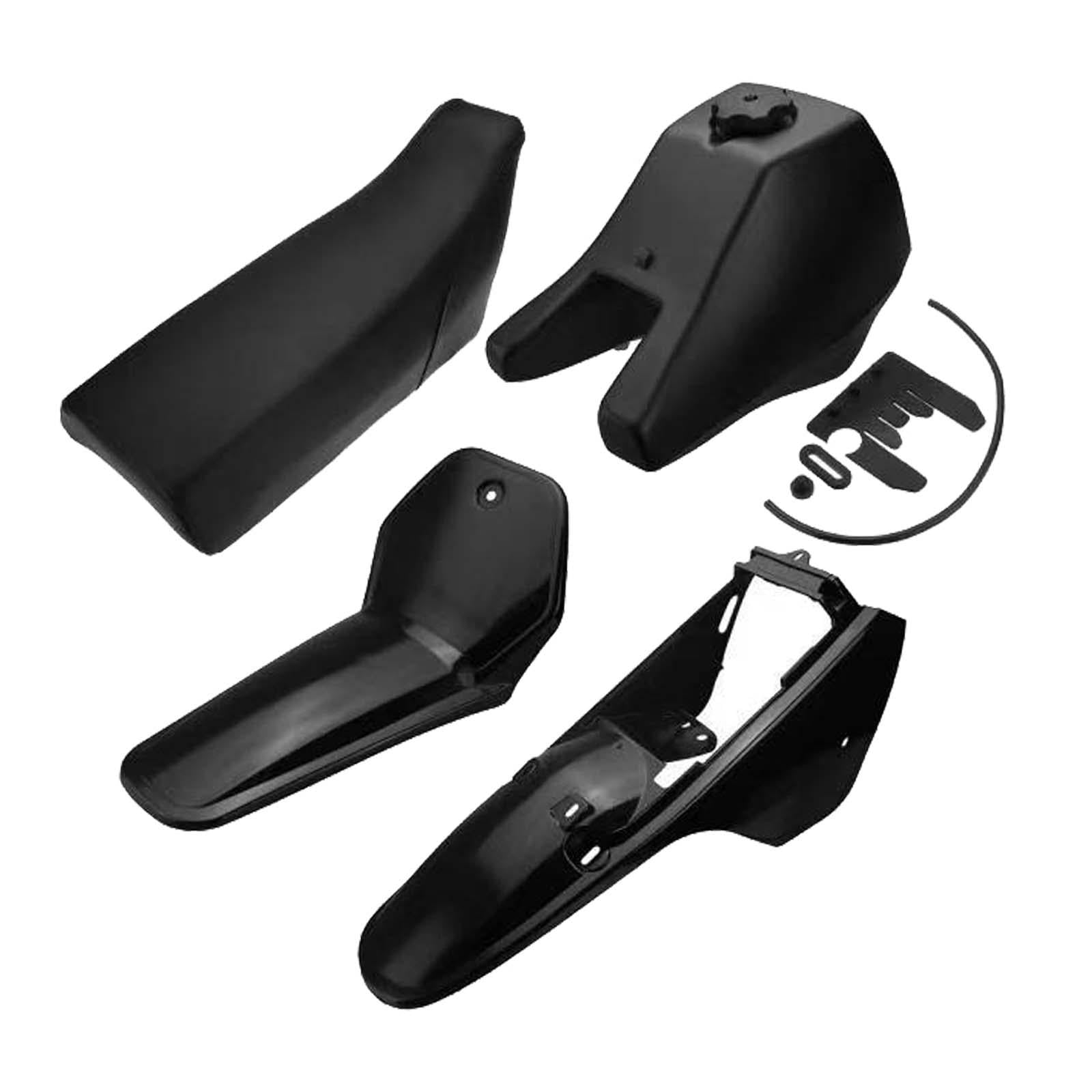 BAOSITY Front Rear Fairing Parts Fairing Parts Kit Gas Tank Kit Plastics Kit Motorcycle Parts Accessories for PW80