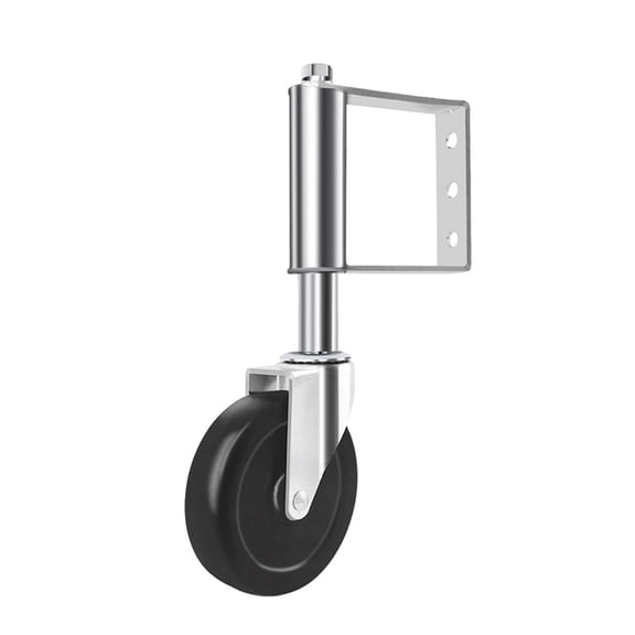 BAOSITY Gate Caster Spring Loaded Gate Wheel Heavy Duty Gate Easy Installation for Yard Fence Support Gate Caster Wheel 4inch