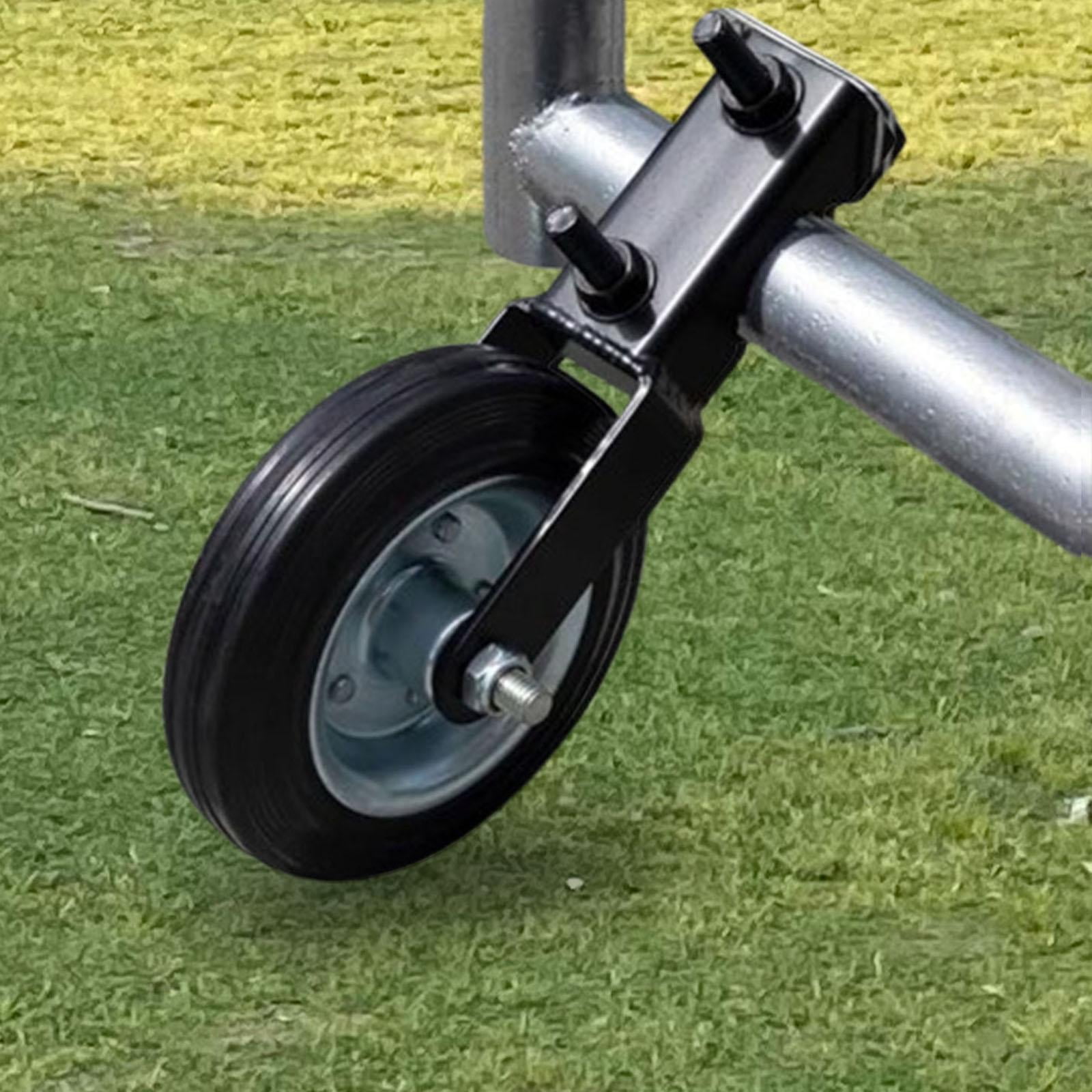 BAOSITY Gate Wheel Fence Gate Wheel Easy to Install Swivel Casters Gate