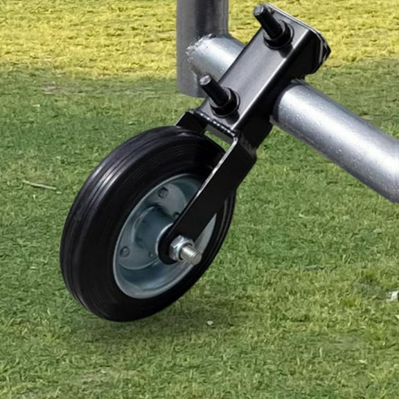 BAOSITY Gate Wheel Fence Gate Wheel Easy to Install Swivel Casters Gate Caster Gate Helper Wheel for Metal Swing Gate Wooden Gate