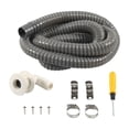 thumbnail image 1 of BAOSITY Generic Bilge Pump Hose, 1-1/8 inch Plumbing Installation Kit, Accessories Convenient Easy to Use 90 Degree Elbow for Boat White Elbow, 1 of 8