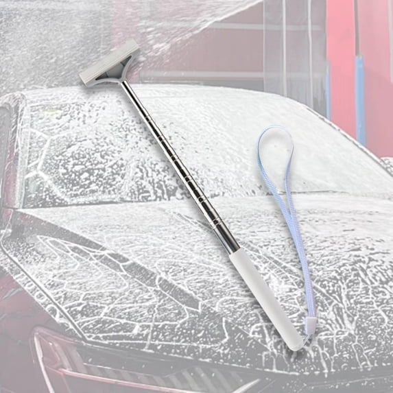 BAOSITY Generic Car Mirror Squeegee Car Cleaning Tool Car Accessories Portable Unique Car s Mirror Wiper for Foggy Rainy White
