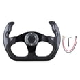 thumbnail image 1 of BAOSITY Generic Car Steering Wheel Universal for Driving Motorsport Anti Slip Auto Interior Accessories Aluminum Alloy 13" Carbon Pattern, 1 of 8