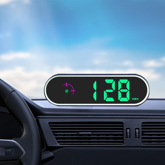 BAOSITY Generic Digital Speedometers Accessories with Light Professional Large Screen Easy Installation Real Time Heads up Display