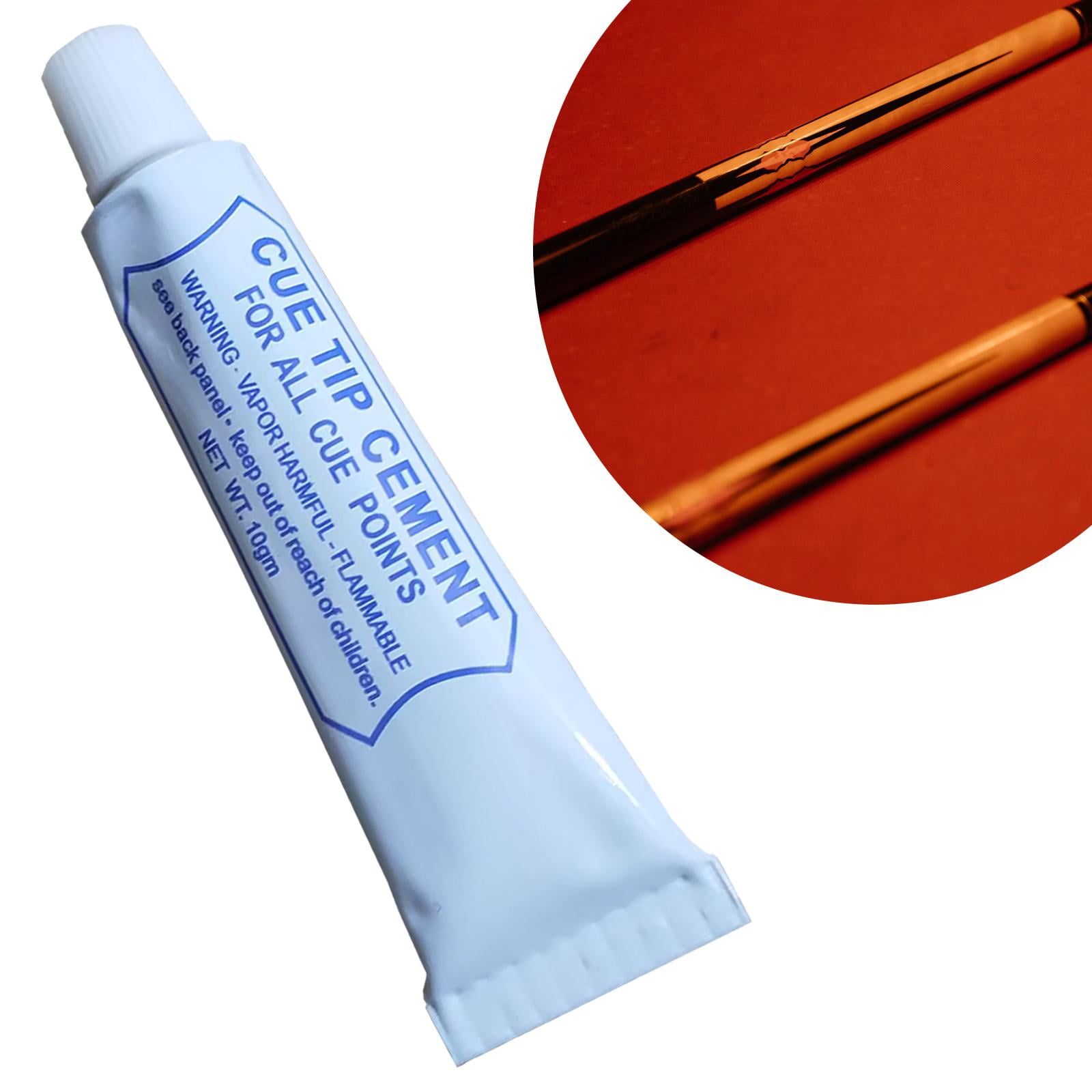 BAOSITY Glue for Pool Cue Tips Billiard Cue Tip Repair Clear Glue Quick Drying Transparent Pool