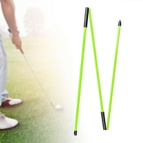 BAOSITY Golf Alignment Stick Golf Alignment Rod for Men Women Golfer with Storage Tube Golf Direction Stick for Aiming Swing Practice Green