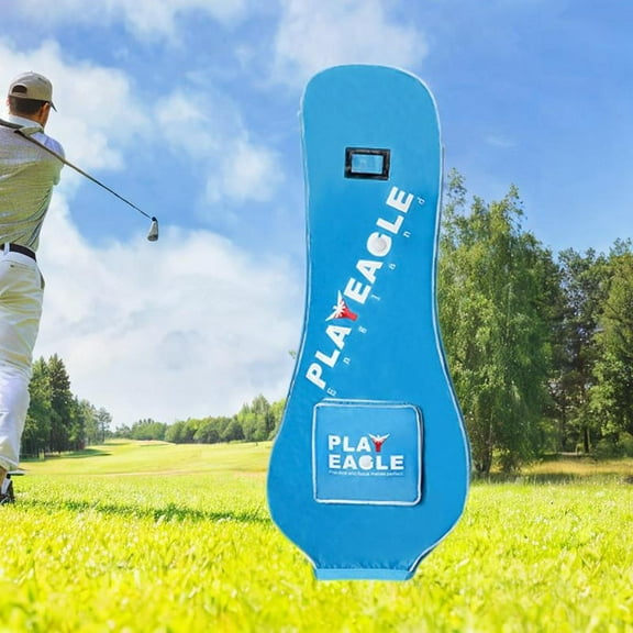 BAOSITY Golf Bag Rain Cover, Rain Hood Protective Sleeve, Rain Cape Equipment Golf Bag Raincoat Protector for Golf Club,Women Outdoor Blue