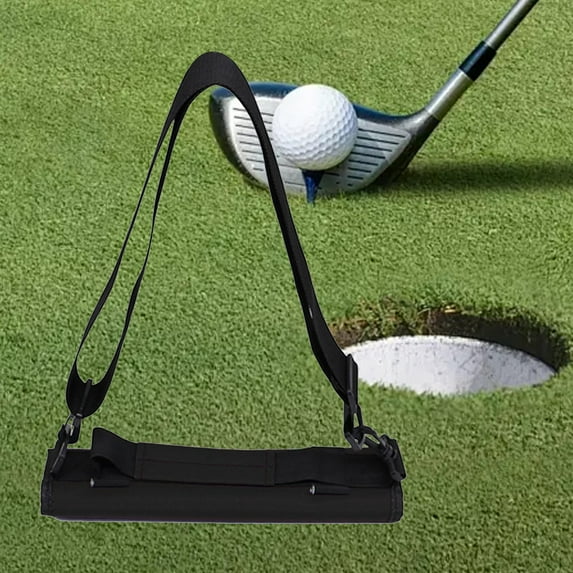 BAOSITY Golf Club Bag Carrier Sleeve Professional Shoulder Bag Portable Golf Bag Golf Putter Bag for Driving Range Ladies Golf Course Black