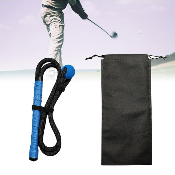 BAOSITY Golf Swing Training Rope Golf Swing Practice Tool Non Slip Exercise Correct Swing Sequence Distance Rope for Indoor Outdoor , blue