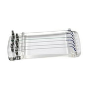 BAOSITY Guitar Practice Tools Chinese Guzheng Finger Trainer Finger Training Mini Guzheng Fingering Practice Tool for Beginners Adults transparent