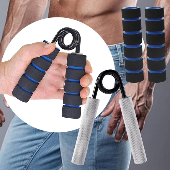 BAOSITY Hands Grip Strengthener Trainer Strength Training Device Wrist Forearm Hand Exerciser Finger Exerciser for Wrestlers Musician 200lb
