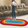thumbnail image 1 of BAOSITY Jump Rope Mat Yoga Mat Non Slip Shock Absorbing High Density Exercise Mat Cushion for Home Gym Workout Pilates Sports Dancing Red, 1 of 8