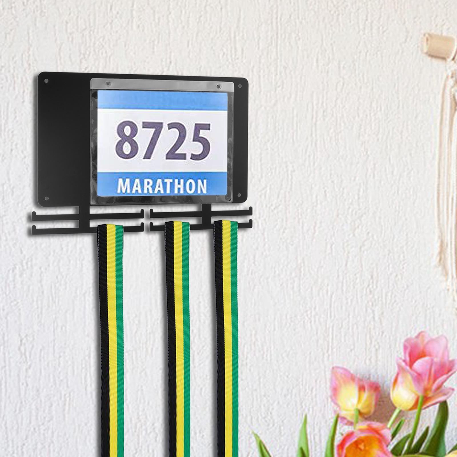 BAOSITY Medals Display Rack Number Tags Holder Gift Wall Mounted Medals ...