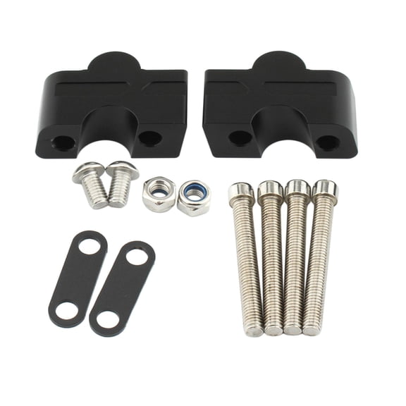 BAOSITY Motorcycle Handlebar Risers ,with Screws ,Aluminum Accessories for er-6N er6N Ninja650 Lightweight Convenient Installation