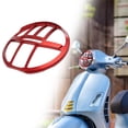 thumbnail image 1 of BAOSITY Motorcycle Headlight Guard Motorcycle Headlight Grille High Performance Aluminum Alloy Motorcycle Accessories Protector Cover Red, 1 of 6