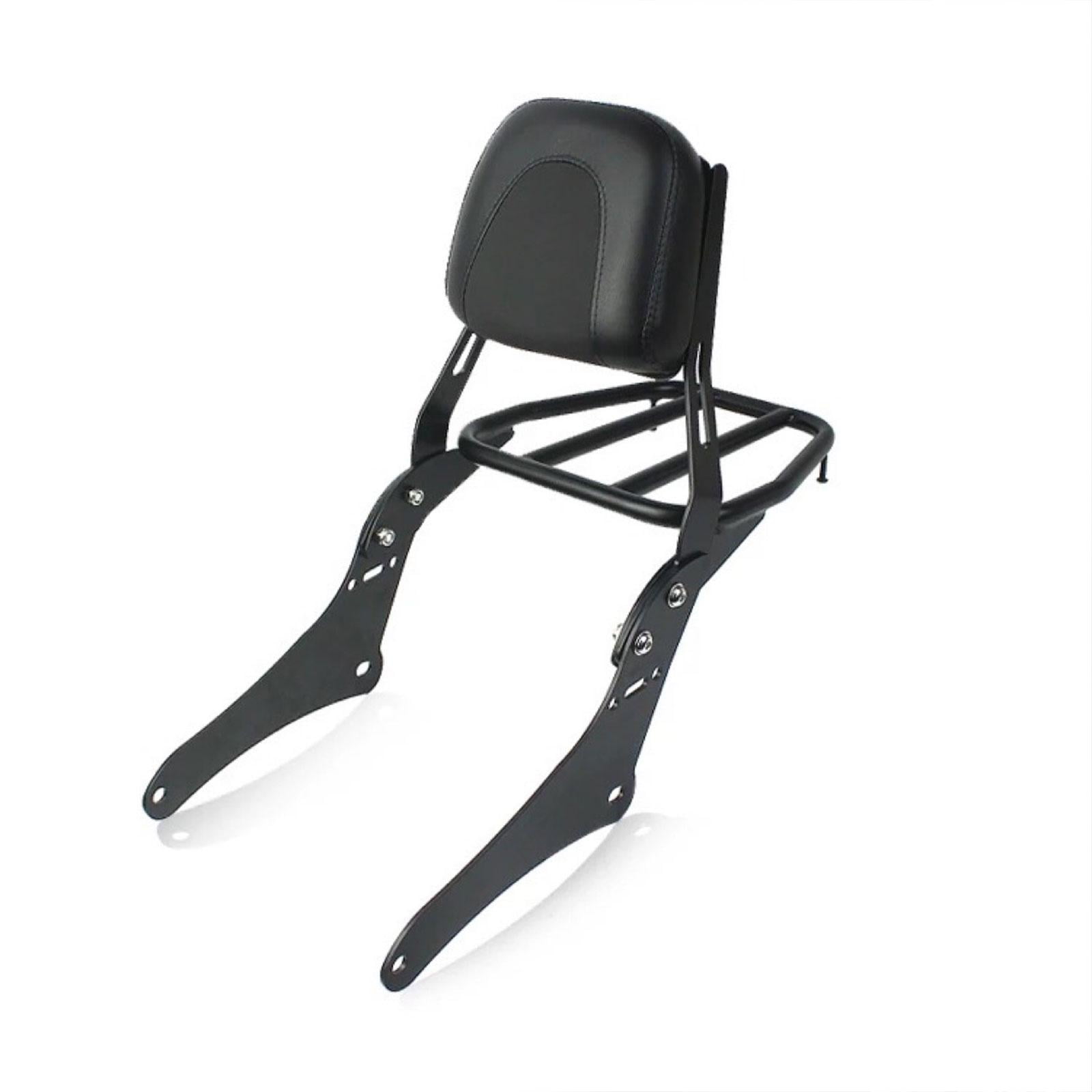 BAOSITY Motorcycle Sissy Bar Backrest, Detach Sissy Bar Backrest, with Luggage Rack Passenger Backrest and Cargo Rack, for cm500