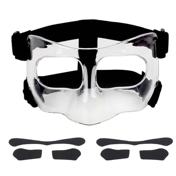 BAOSITY Nose for Broken Nose, Adjustable Face Guard with Padding, Protection from Impact to Nose and Face for Adult A