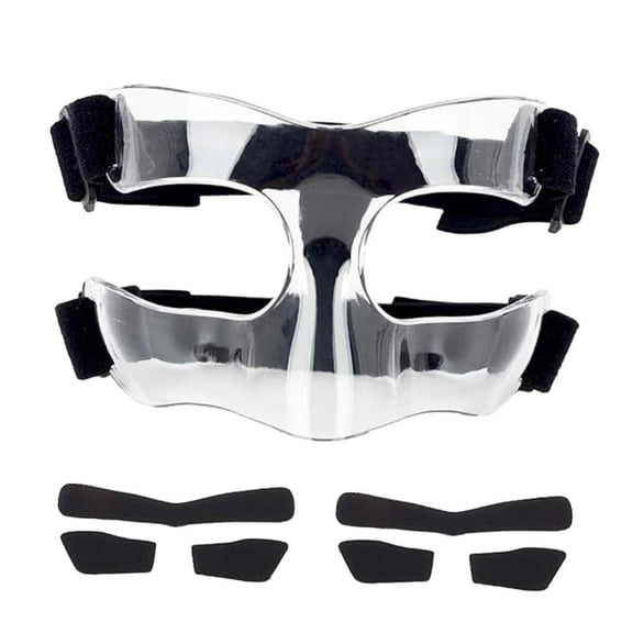BAOSITY Nose for Broken Nose, Adjustable Face Guard with Padding, Protection from Impact to Nose and Face for Adult B