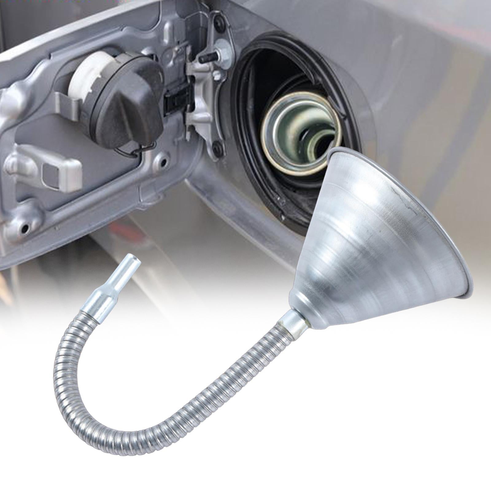 BAOSITY Oil Funnel Iron Bendable Spout Funnel for Vehicles Fuel Automotive Oils