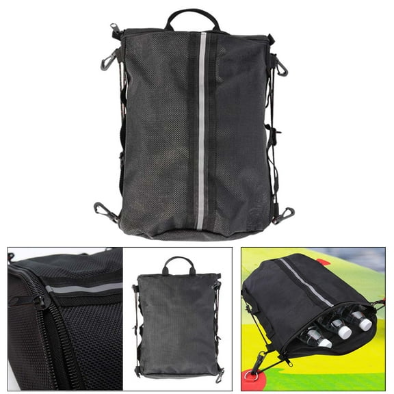 BAOSITY Paddle Board Deck Bag, Paddleboard Storage Bag Nylon Water Sports Equipment Mesh Storage Bag for Boats Surfing Surfboards