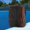 thumbnail image 1 of BAOSITY Pickleball Bag Duffle Bag Backpack Daypack Adjustable Sports Backpack Gear Storage Handbag for Pickleball Players Backpacking Black Red, 1 of 8