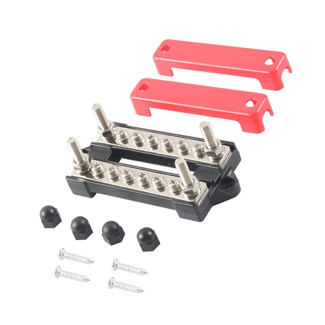 BAOSITY Power Distribution Block with Cover Double Row 150A Marine Bus