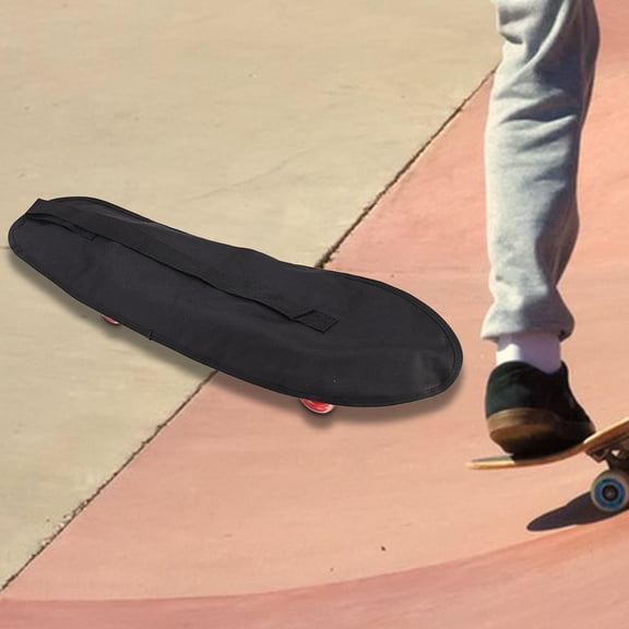 BAOSITY Skateboard Carry Bag Skateboard Backpack Convenient Black Tote Skateboard Carrier Strap Longboard Carry Bag for Skateboarding 30 Inch