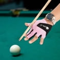 thumbnail image 1 of BAOSITY Snooker Gloves, Billiard Pool Cue Gloves, Non Slip Billiard Glove, Billiard Pool Gloves Left Hand for Men and Women Pink, 1 of 8