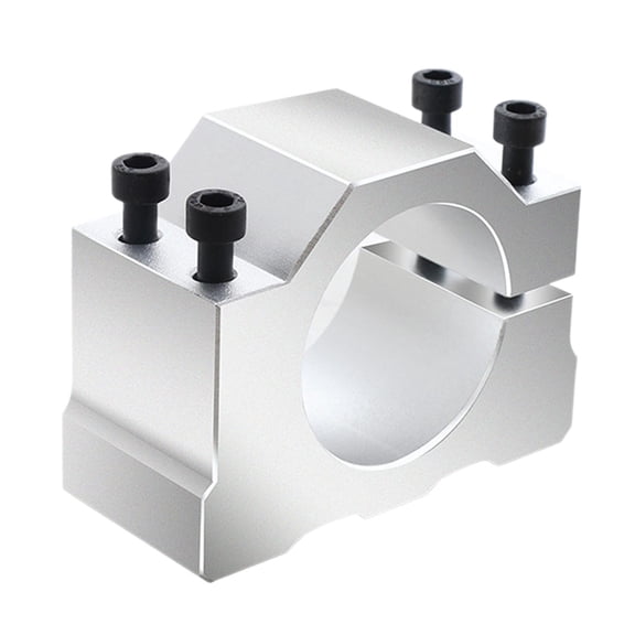 BAOSITY Spindle Motor Mount Bracket Aluminum Alloy Easy Installation Spindle Motor Base Holder for Router CNC Machine Milling Machine 58mm
