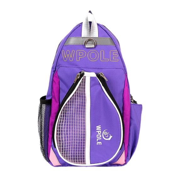 BAOSITY Table Tennis Bag Leisure Chest Bag Protector Case Waterproof Racket Pouch Paddles Crossbody Bag for Travel Racquet Home Women