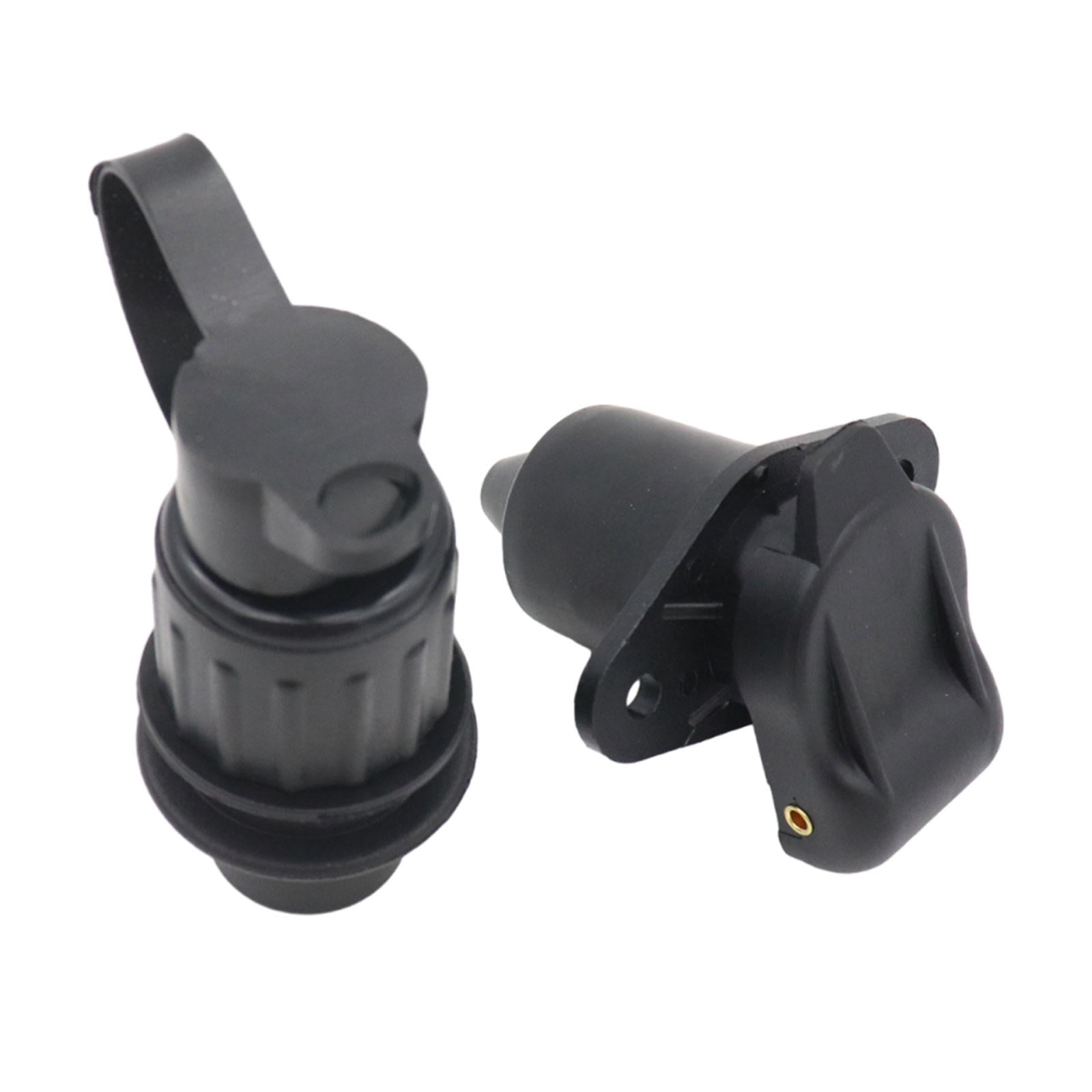 BAOSITY Trailer Connector Adapter 3 Pin Weatherproof Assembly 12V ...