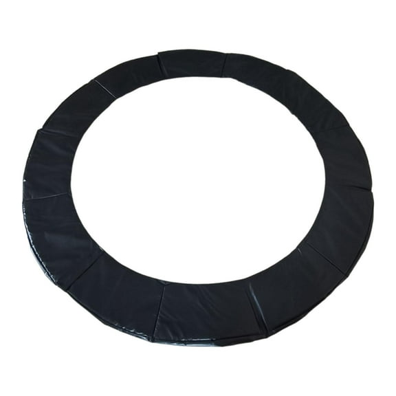 BAOSITY Trampoline Spring Cover Trampoline Edge Cover No Holes for Pole Thick Waterproof Universal Trampoline Replacement Pad (Black) 6FT