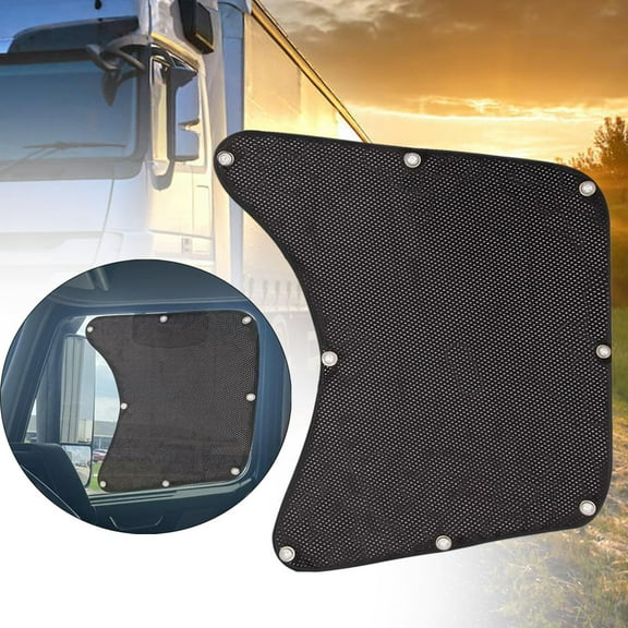 BAOSITY Truck Window Shade, Sun Protection, Easy Install ,Semi Truck Driver Window Sun Visor Reflector ,Truck Shade for Truck Driver