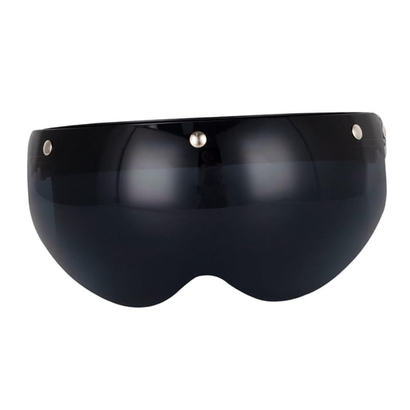 BAOSITY Visor Face Accessory,Protective 3 Snap Simple Installation Repair Parts Flip up Dark Brown