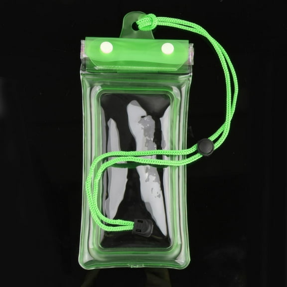 BAOSITY Waterproof Cell Dry Bag Touchscreen Phone Holder Protector Waterproof Phone Case with Lanyard for Snorkeling Pool Green