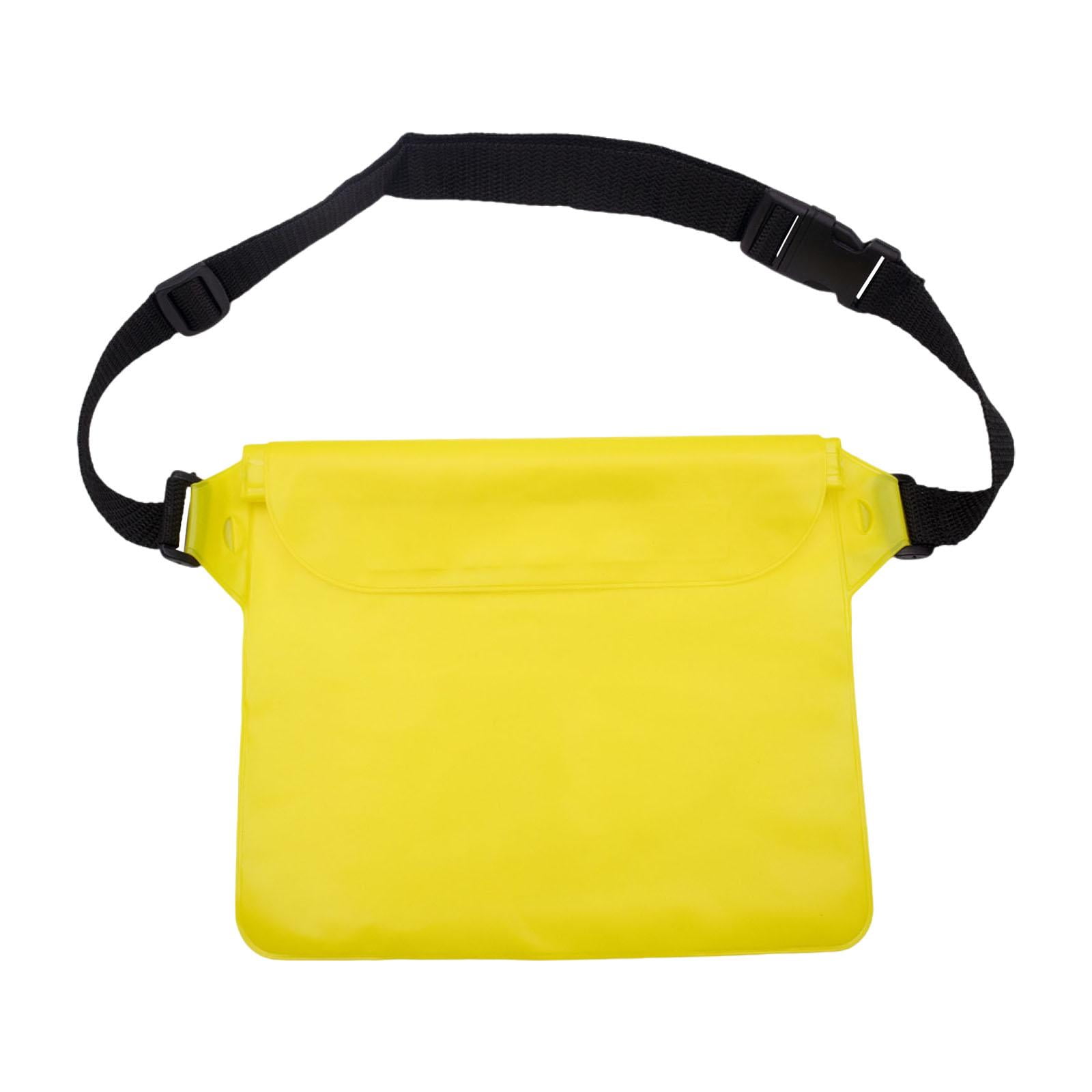 BAOSITY Waterproof Fanny Pack Versatile Waist Bag for Canoeing Water Parks Boating Beach Yellow Walmart