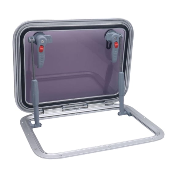 BAOSITY Yacht Opening , Boat Porthole Window Assembly Replaces Boat Viewing Window Window Port Hole for RV Boating 507x392mm