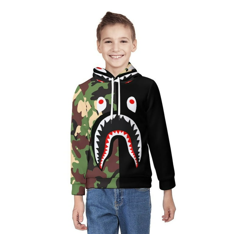 Bape youth hoodie hotsell