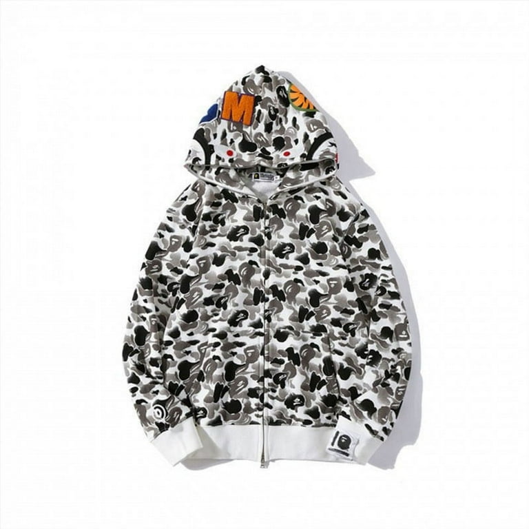 Bape embroidered hoodie hotsell