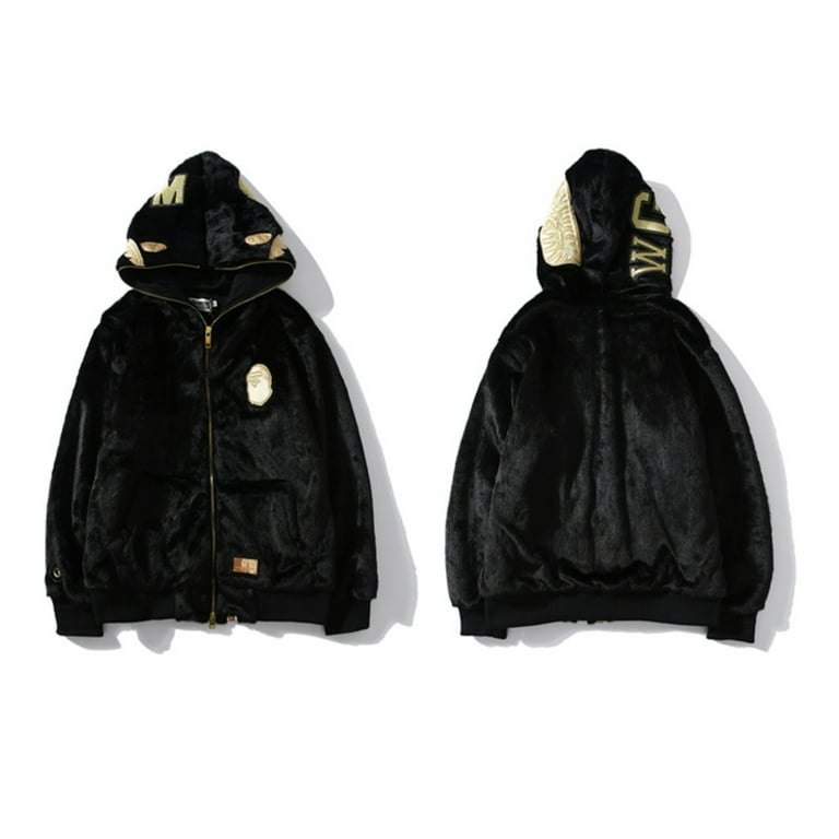 Bape hoodie gold and black hotsell