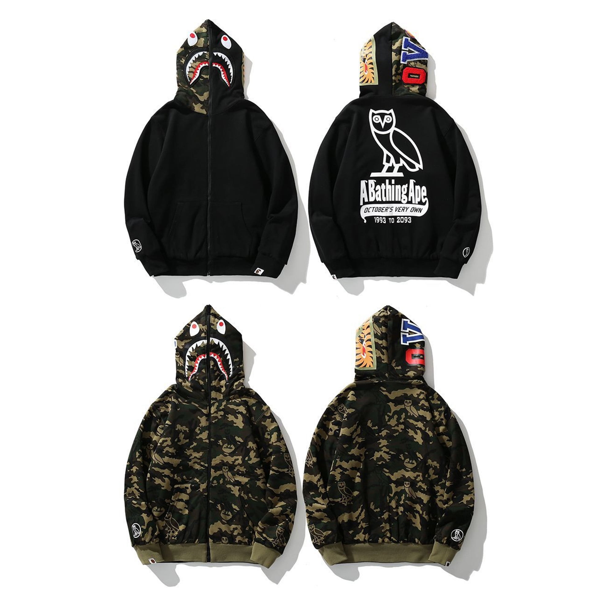 Bape (Sample) outlets Sz M Double Sided Hoodie!